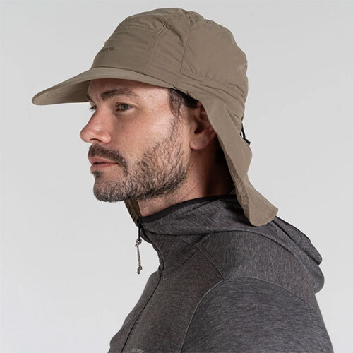 Craghoppers Cappello Desert Unisex - Stile Legionario Con Protezione Collo E Tesa Rigida - Leggero E Traspirante