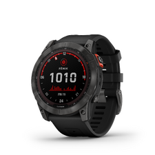 Garmin Fenix 7X Solar Multisport Watch - Slate Gray with Black Band