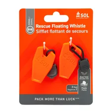 SOL Rescue Floating Whistle (2 pack)