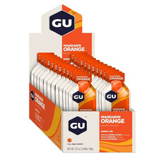 GU Energy Gels - 24 Pack Mandarin Orange - PAST BEST BEFORE DATE