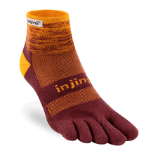 Injinji Trail Mid-Weight Mini-Crew Toe Sock Solar S