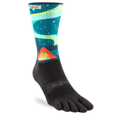 Injinji Men's Trail Crew Artist Toe Socks