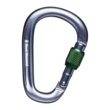 Black Diamond PearLock Screwgate Carabiner (Gray)