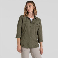 Craghoppers Women's Nosilife Adventure Long Sleeved Shirt III Wild Olive 8