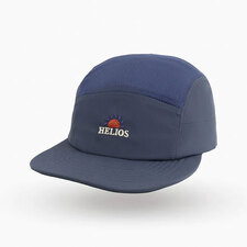 Helios Ultralight 7 Panel Soft Brim Running Cap - Navy