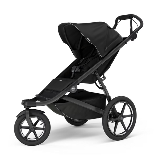 Thule Urban Glide 3 Running Pram - Black (Magnetic Buckle)