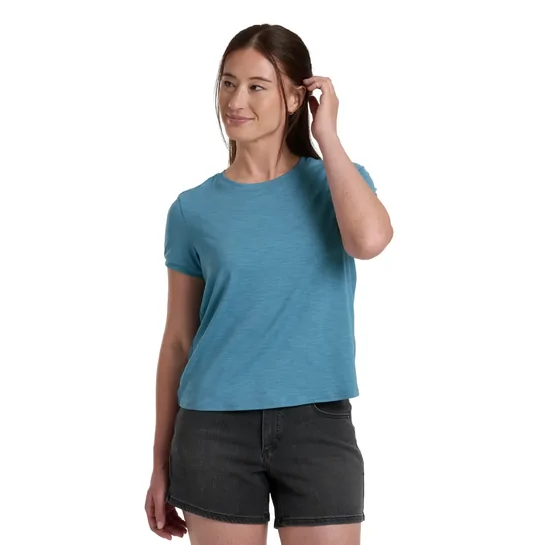 Kuhl Inspira Women's Short Sleeve Shirt Alpine Lake L