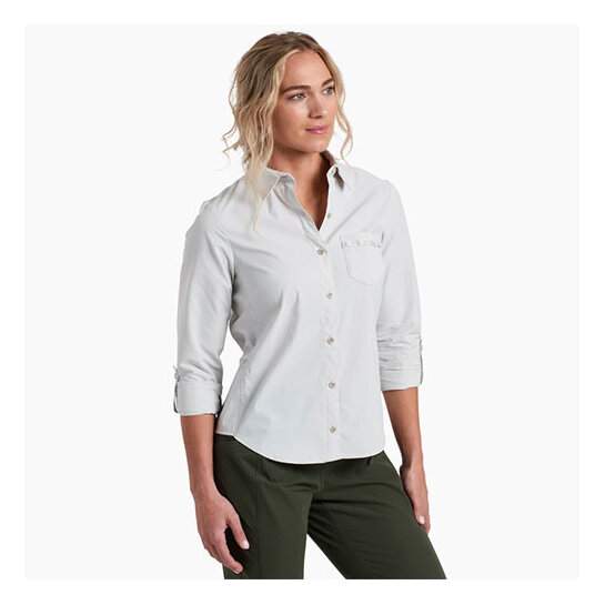 Kuhl Wander Women's Long Sleeve Shirt Mist L