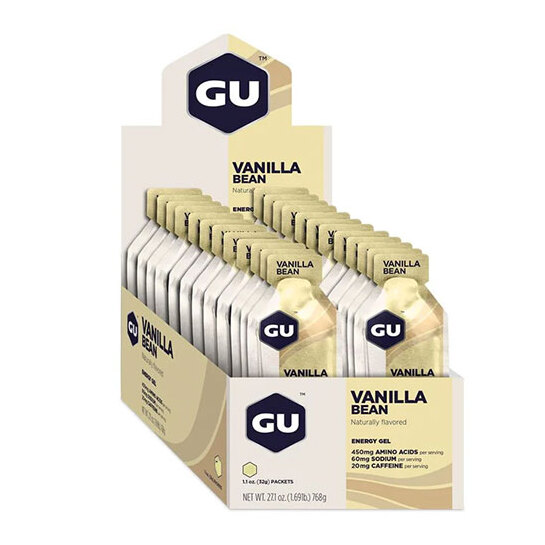 GU Energy Gels - 24 Pack Vanilla Bean 