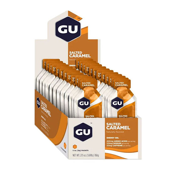 GU Energy Gels - 24 Pack Salted Caramel 