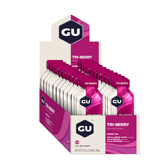 GU Energy Gels - 24 Pack Tri Berry