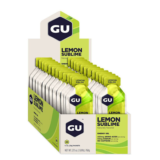 GU Energy Gels - 24 Pack Lemon Sublime 