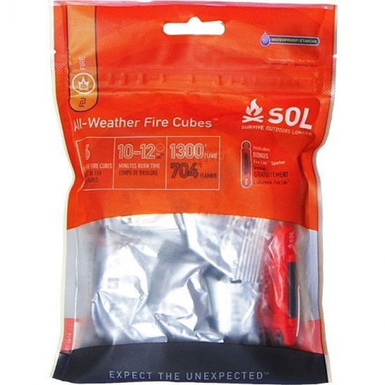 SOL All Weather Fire Starter Cubes