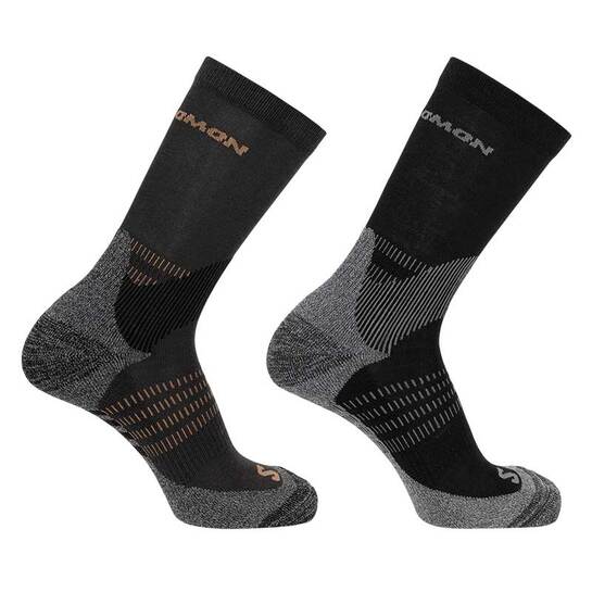 Salomon X Ultra Access Crew Socks 2 Pack Black L