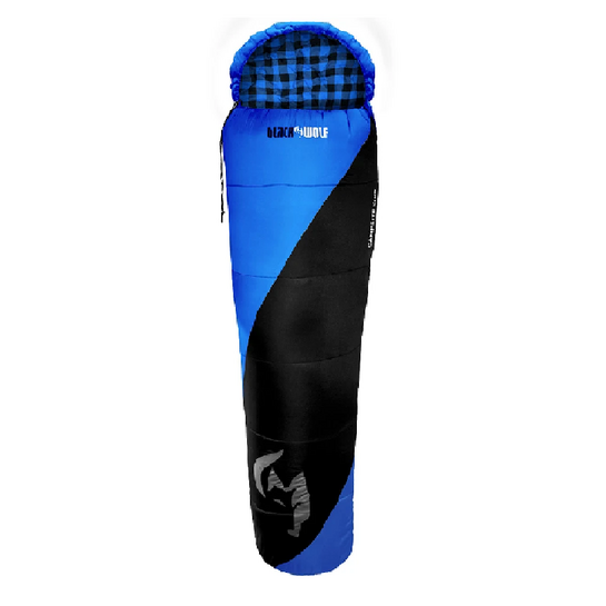 Black Wolf Campsite Kids Sleeping Bag -10