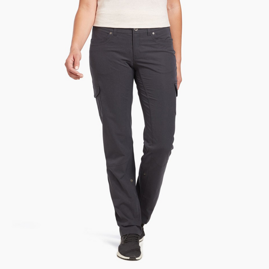 Kuhl Freeflex Women's Roll-Up Hiking Pant Koal 32L, 4