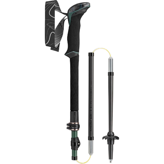 Leki Makalu FX Carbon Walking Poles Green/Black