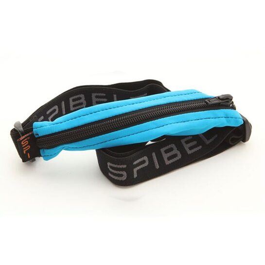 SPIbelt Original Running Belt Turquoise w/ Black Zip 