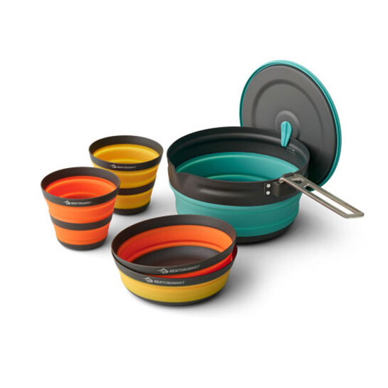 Sea to Summit Frontier UL Collapsible Pot Cook Set - (5 Piece) 2.2L Pot