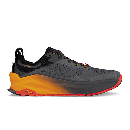 Altra Men's Olympus 6 Running Shoes Black/Orange 11.5