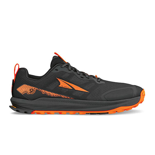 Altra Men's Lone Peak 9+ Running Shoes Black/Orange 10.5