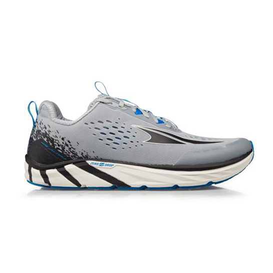 Altra Men's Torin 4 Running Shoes Gray/Blue 10