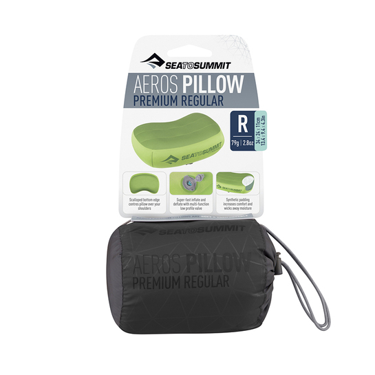 Sea to Summit Aeros Premium Pillow (regular) Grey 