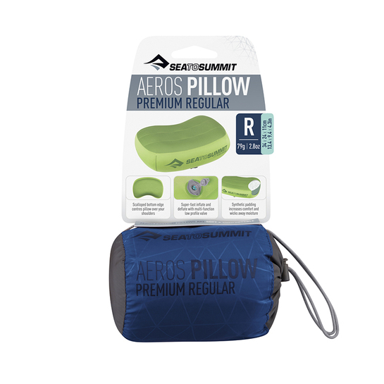Sea to Summit Aeros Premium Pillow (regular) Navy Blue 