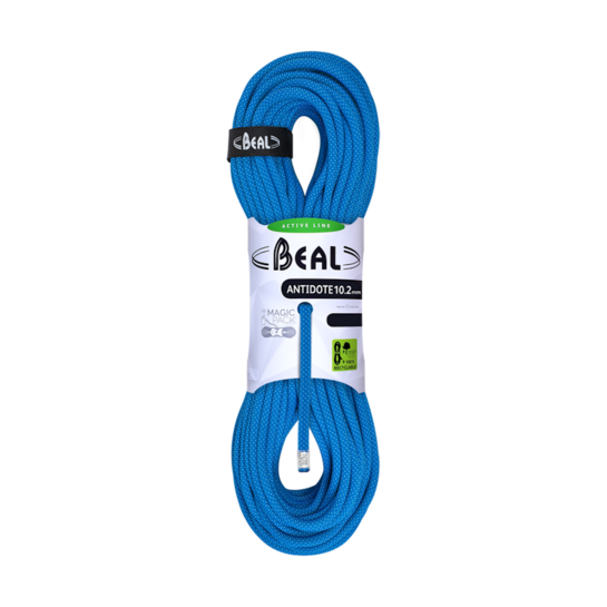 Beal Antidote 10.2mm Climbing Rope 60m - Solid Blue