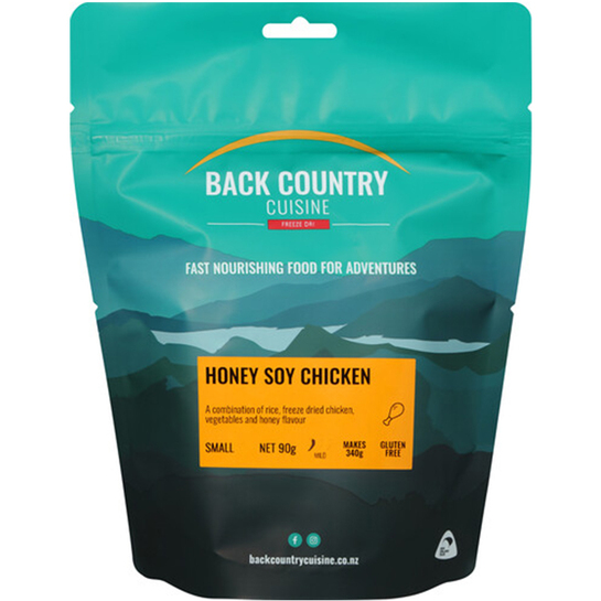 Back Country Cuisine Freeze Dried Meal - Small Honey Soy Chicken 