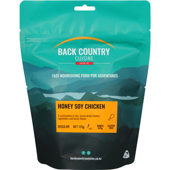Back Country Cuisine Freeze Dried Meal - Regular Honey Soy Chicken 