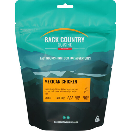 Back Country Cuisine Freeze Dried Meal - Small Mexican Chicken 