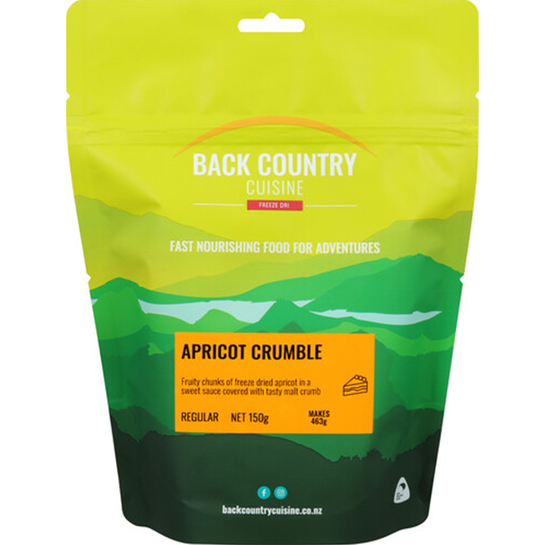 Back Country Cuisine Freeze Dried Dessert - Regular Apricot Crumble 