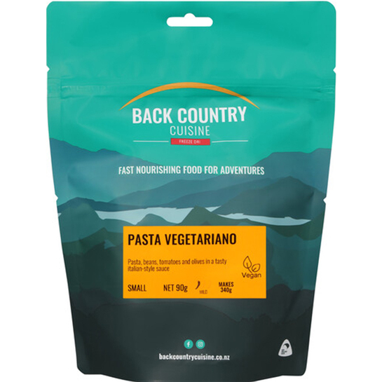 Back Country Cuisine Freeze Dried Meal - Small Pasta Vegetariano 