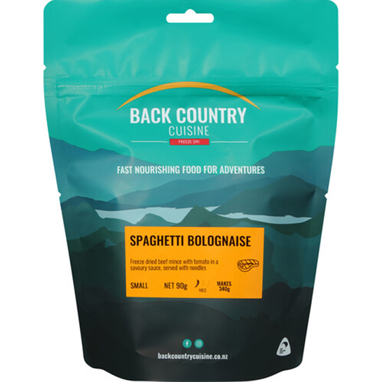 Back Country Cuisine Freeze Dried Meal - Small Spaghetti Bolagnaise 