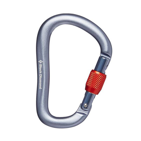 Black Diamond RockLock Screwgate Carabiner (Grey)