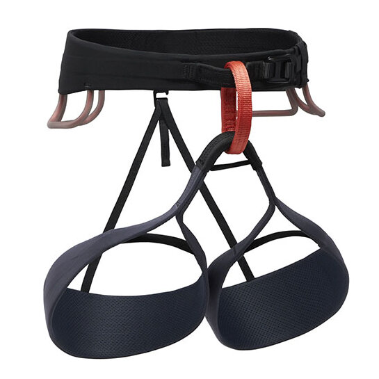 Black Diamond Solution Mens Climbing Harness - Carbon 