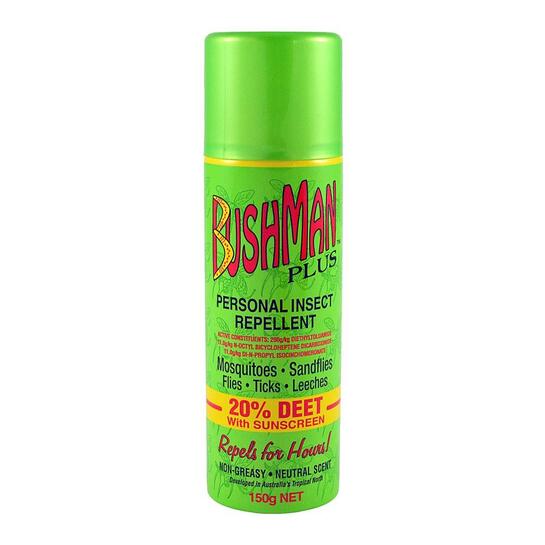 Bushman Plus Insect Repellent Aerosol 150gm 