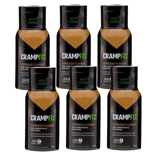 Fixx Nutrition Crampfix 6 x 50ml Bottle (6 Pack) Espresso