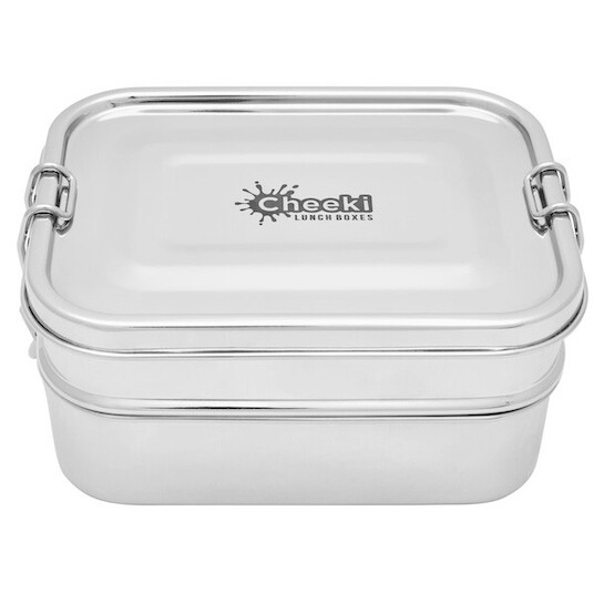 Cheeki Stainless Steel 1L Double Stacker Lunch Box
