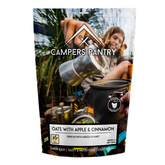 Campers Pantry Freeze Dried Oats with Apple & Cinnamon - 2 Serve