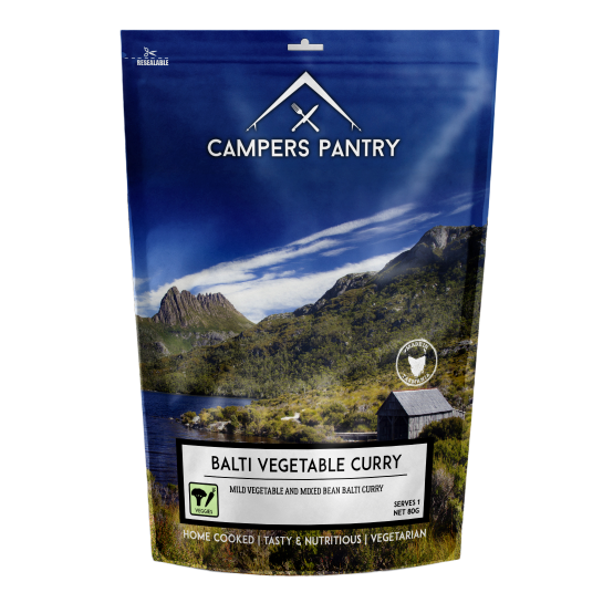 Campers Pantry Freeze Dried Balti Veg Curry - 2 Serve