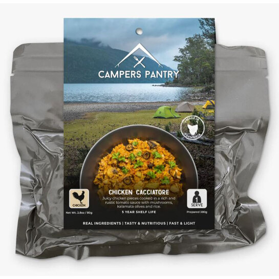 Campers Pantry Freeze Dried Chicken Cacciatore - Expedition