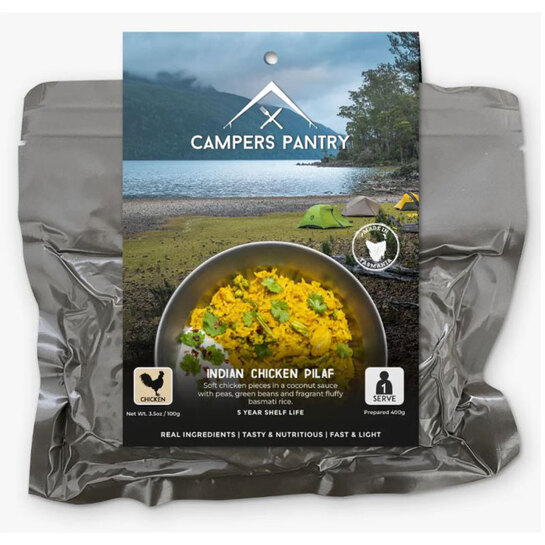 Campers Pantry Freeze Dried Indian Chicken Pilaf - Expedition