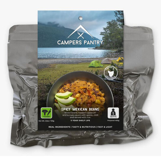 Campers Pantry Freeze Dried Spicy Mexican Beans - Expedition