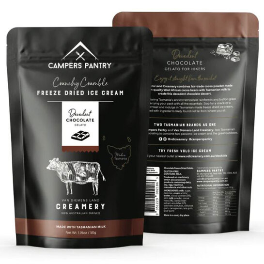 Campers Pantry Freeze Dried Chocolate Gelato Ice Cream