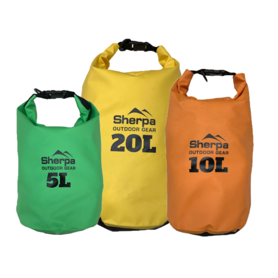 Sherpa Waterproof Dry Bag 3 Piece Set (Medium)