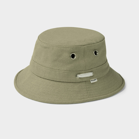 Tilley Hemp Canvas Bucket Hat Olive S