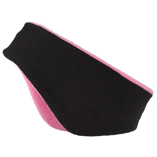 Sherpa Reversible Fleece Headband Pink/Black OSFA 
