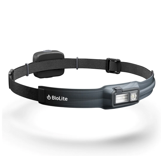 BioLite 425 Lumen Rechargeable Headlamp Grey/Black